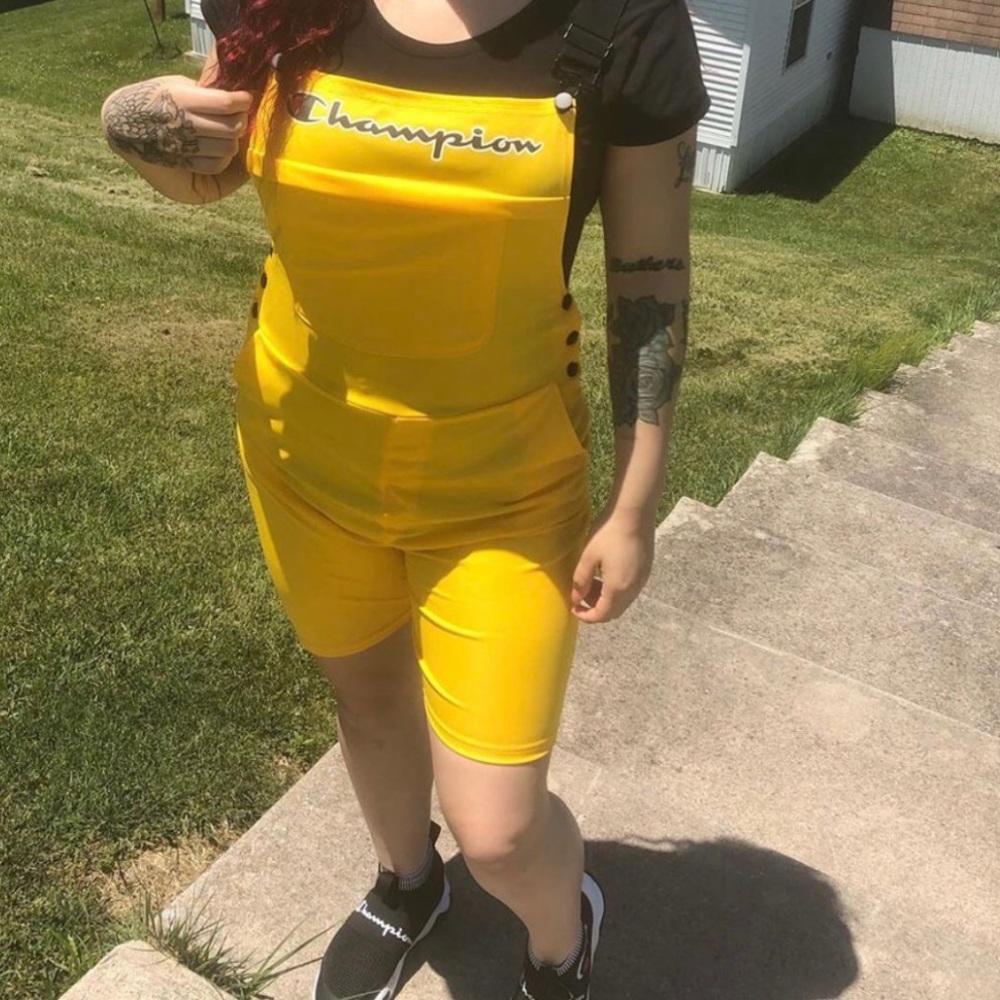 YELLOW CHAMPION OVERALLS